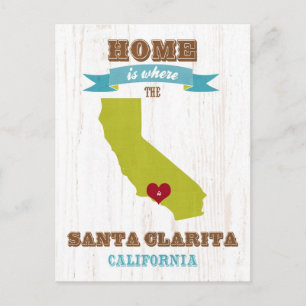 Santa Clarita, Californië Kaart - Thuis is waar de