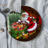 Santa Claus 1 Ronde Button 6,0 Cm (In situ)