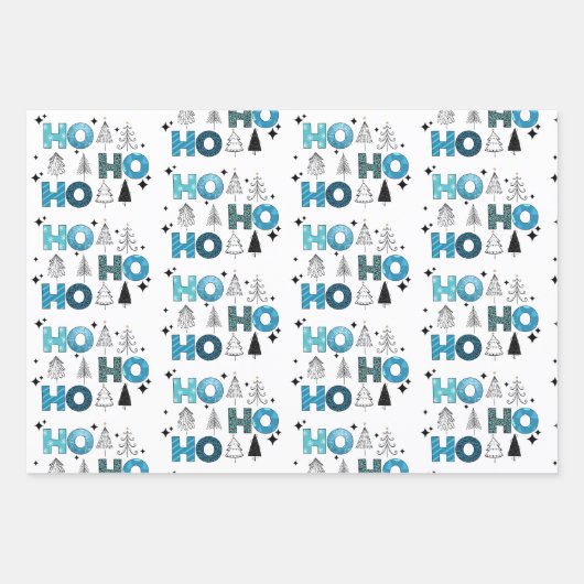 Santa Claus aanpassen Inpakpapier Vel (Voorkant)