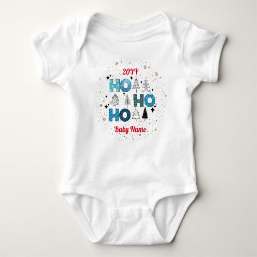 Santa Claus aanpassen Romper (Voorkant)