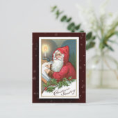 Santa Claus Afbeelding Briefkaart (Staand voorkant)