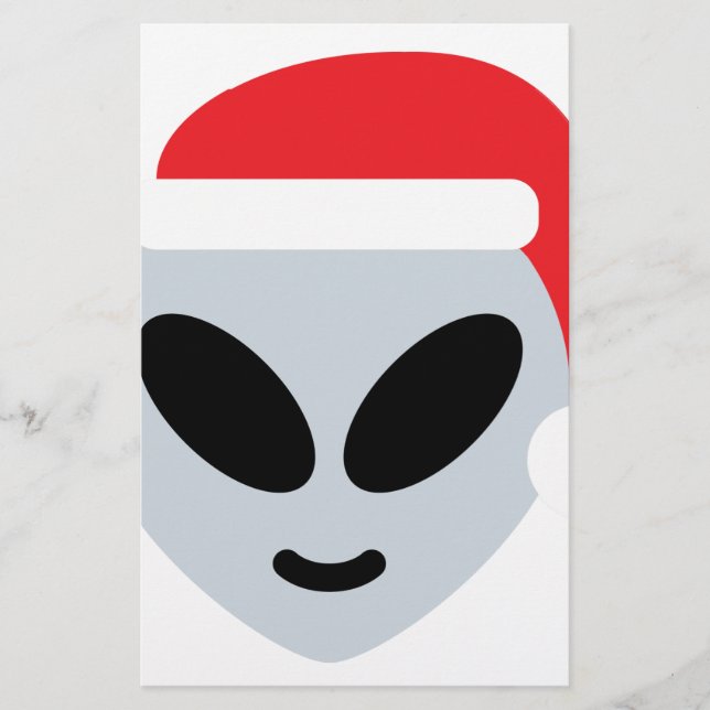 santa claus alien emoji (Voorkant)