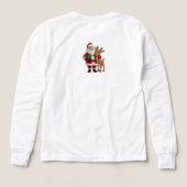 Santa Claus and Rudolph Cartoon (Motif verso)