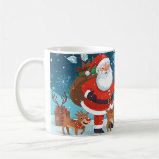 Santa Claus and the reindeer Koffiemok