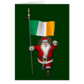 Santa Claus Avec L'Ensigne D'Irlande (Devant)