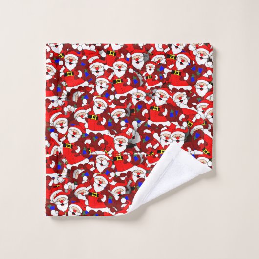 Santa Claus Bad Handdoek (Wasdoekje)