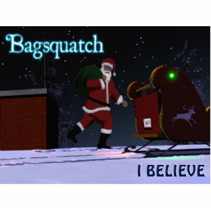Santa Claus - Bagsquatch Fotobeeldje Magneet