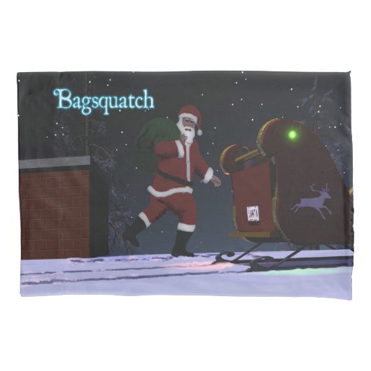 Santa Claus - Bagsquatch Kussensloop (Voorkant)