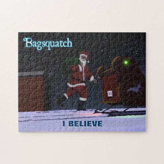 Santa Claus - Bagsquatch Legpuzzel (Horizontaal)