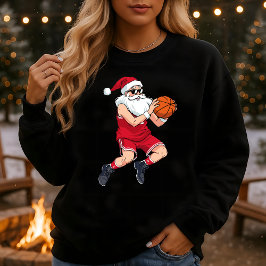 Santa Claus Baller Hoops Christmas Trui