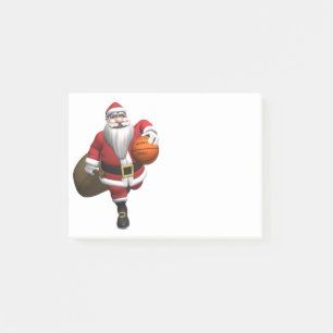 Santa Claus Basketball Player Post-it® Notes