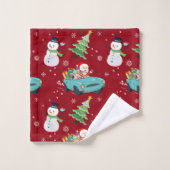 Santa Claus Bath-handdoekset Bad Handdoek (Wasdoekje)