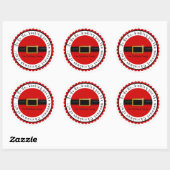 Santa Claus Belly Kerstvakantie Stickers (Vel)