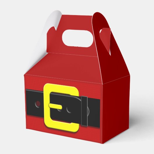 Santa Claus Belt Bedankdoosjes (Voorkant Zijde)