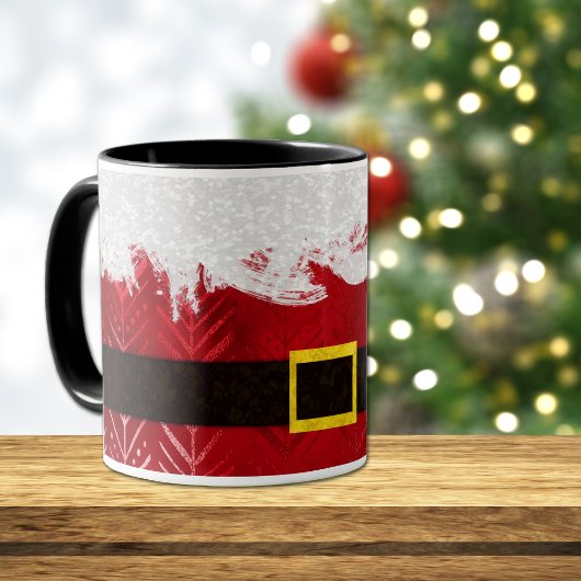 Santa Claus Belt Cute Christmas Mug