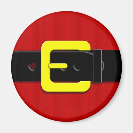 Santa Claus Belt Magneet (Voorkant)