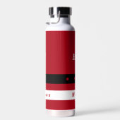 Santa Claus Bouteille en acier inoxydable (Plage)