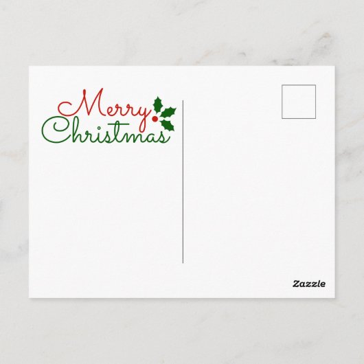 Santa Claus Briefkaart (Achterkant)