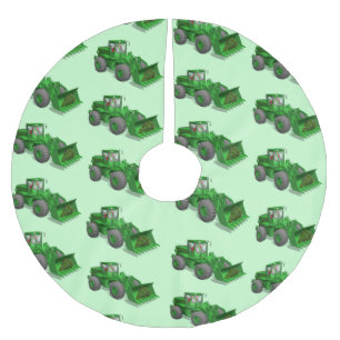 Santa Claus Bulldozer Operator Kerstboom Rok