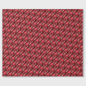 Santa Claus Cadeaupapier (Vlak)