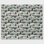 Santa Claus Cadeaupapier (Vlak)