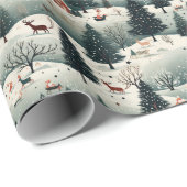 Santa Claus Cadeaupapier (Rol Hoek)