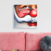 Santa Claus Canvas Afdruk (Insitu (Woonkamer))