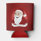 Santa Claus Cartoon Koelbox Blikjeskoeler (Voorkant)