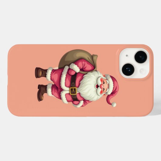 Santa Claus Case-Mate iPhone Case (Achterkant (horizontaal))