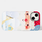 Santa Claus Case-Mate iPhone Case (Achterkant (horizontaal))