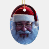 Santa Claus Ceramic Ornament (Achterkant)