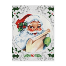 Santa Claus Checklist Snowflake Holly Lijst