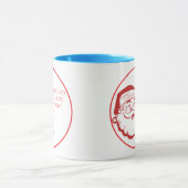 Santa Claus Christmas Coffee Mug Cute & Funny Mok (Midden)
