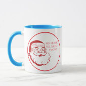 Santa Claus Christmas Coffee Mug Cute & Funny Mok (Links)