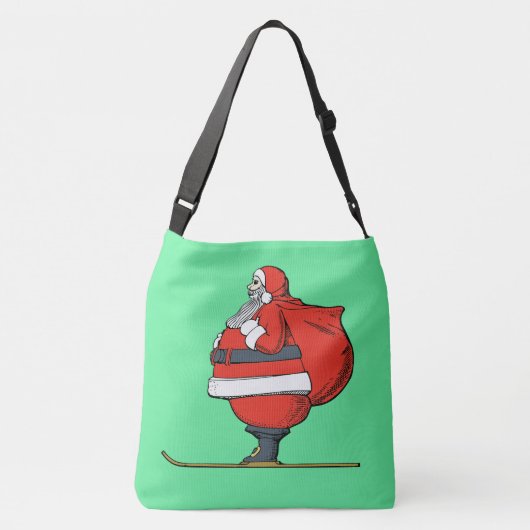 SANTA CLAUS CHRISTMAS CROSS BODY BAG PURY CROSSBODY TAS (Achterkant)