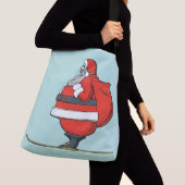SANTA CLAUS CHRISTMAS CROSS CORPS SAC POURSUITE (De près)