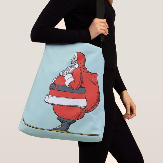 SANTA CLAUS CHRISTMAS CROSS CORPS SAC POURSUITE (De près)