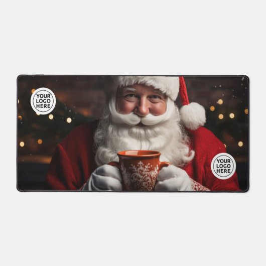 Santa Claus Christmas Desk Mat Souris (Recto)