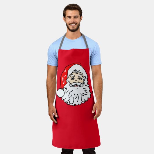 SANTA CLAUS CHRISTMAS KITCHEN SCHORT (Gedragen)