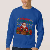 Santa Claus Christmas Men's Holiday Sweatshirt (Devant)