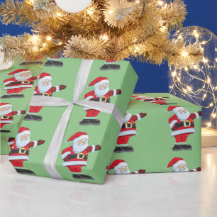 SANTA CLAUS CHRISTMAS WRAPPING PAPER CADEAUPAPIER