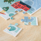 Santa Claus City Legpuzzel (Zijkant)