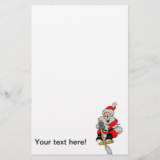 Santa Claus clipart Briefpapier (Voorkant)