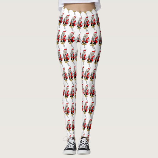 Santa Claus clipart Leggings (Voorkant)