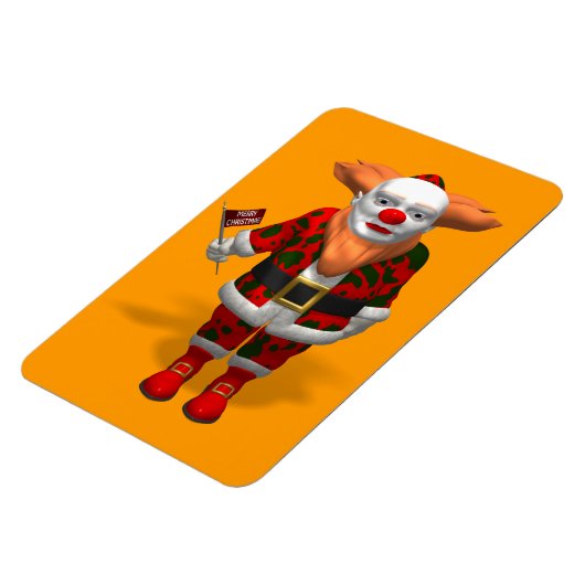 Santa Claus Clown Magneet (Linkerzijde)