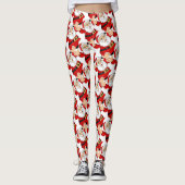 Santa Claus Cute Leggings! leggings (Voorkant)