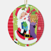 Santa Claus Dance Ornament (Links)