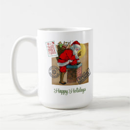 Santa Claus Down The Chimney Classic Mok, 15 oz Koffiemok
