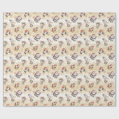 Santa Claus Elf Cadeaupapier (Vlak)