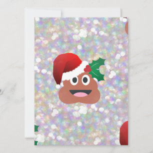 santa claus emoji feestdagenkaart